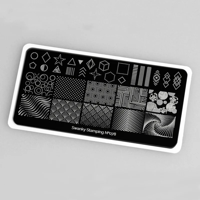 Swanky Stamping pattern nail stamping plates 078