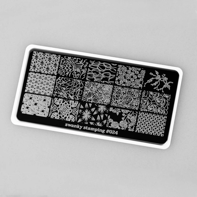 Swanky Stamping pattern nail stamping plates 024