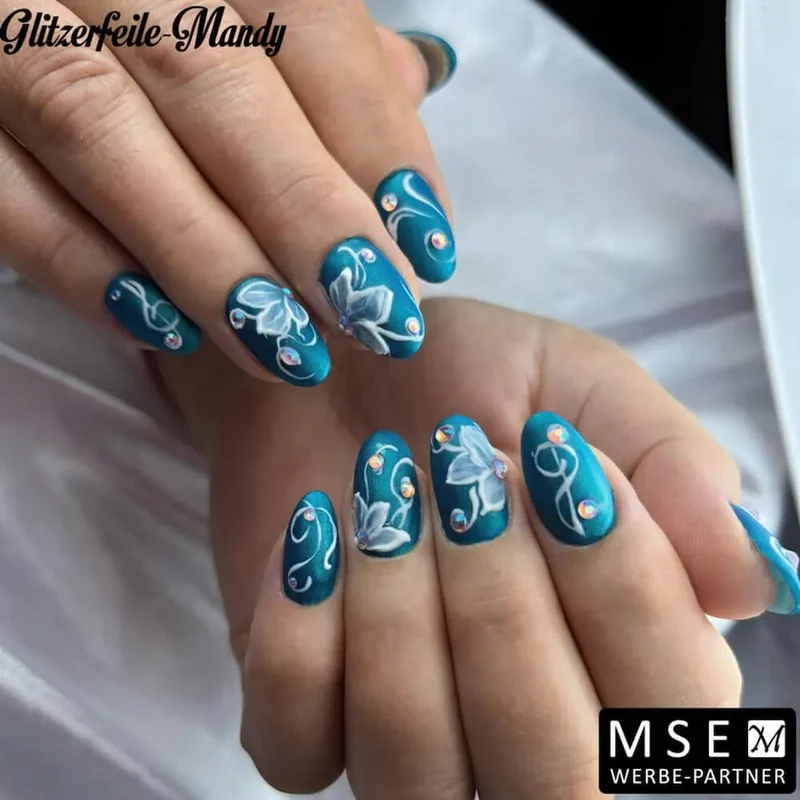 #654 Premium-EFFEKT Color Gel 5ml Blaugrün