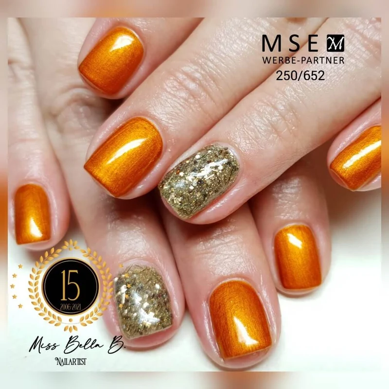 #652 Premium-EFFEKT Color Gel 5ml Kupfer