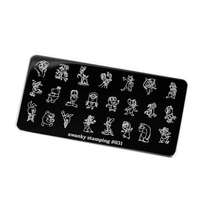 Swanky Stamping cartoon nail stamping plates 031