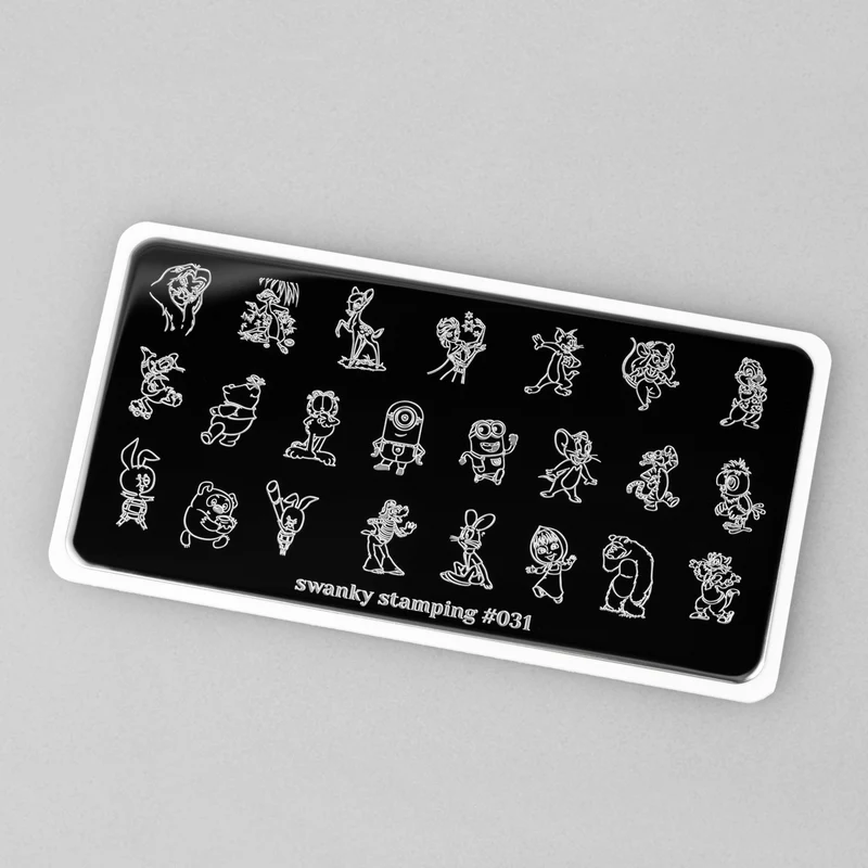 Swanky Stamping cartoon nail stamping plates 031