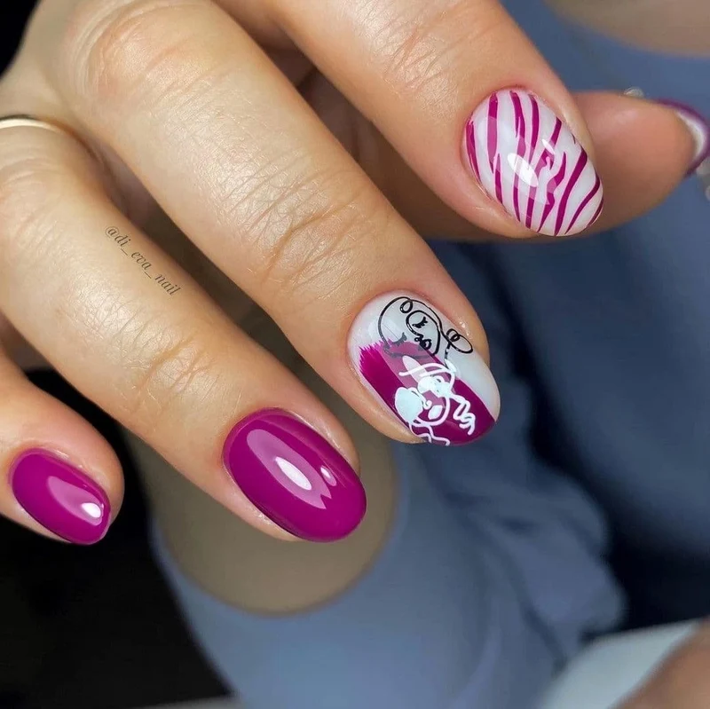 Swanky Stamping pattern and people nail stamping plates 080