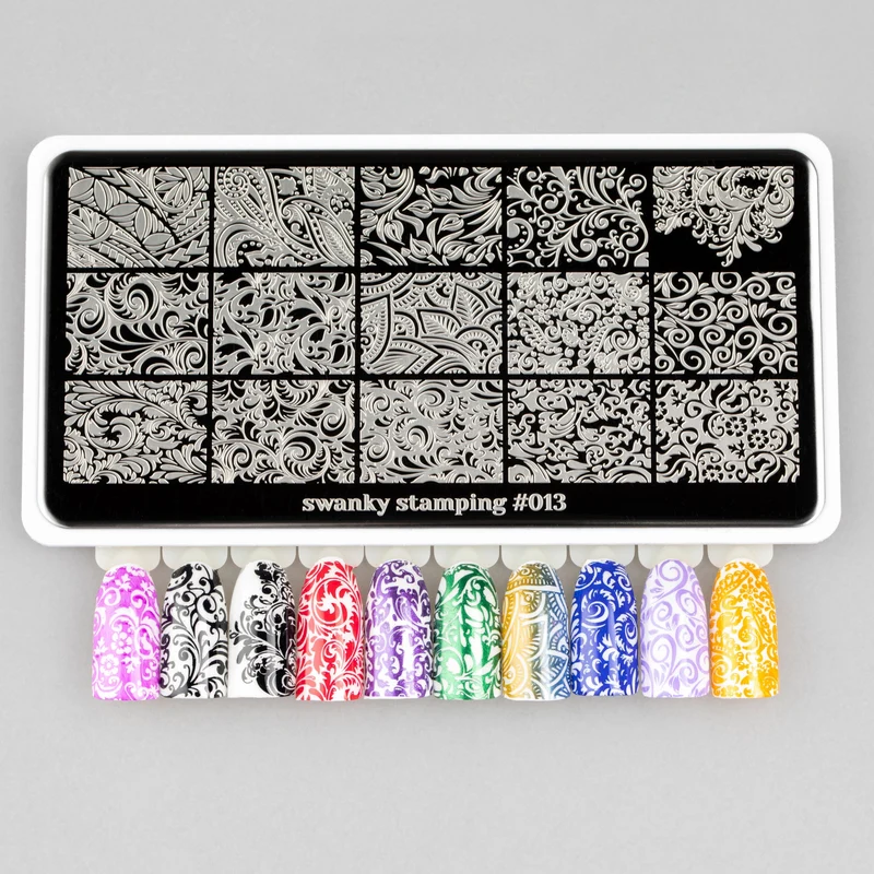 Swanky Stamping pattern nail stamping plates 013