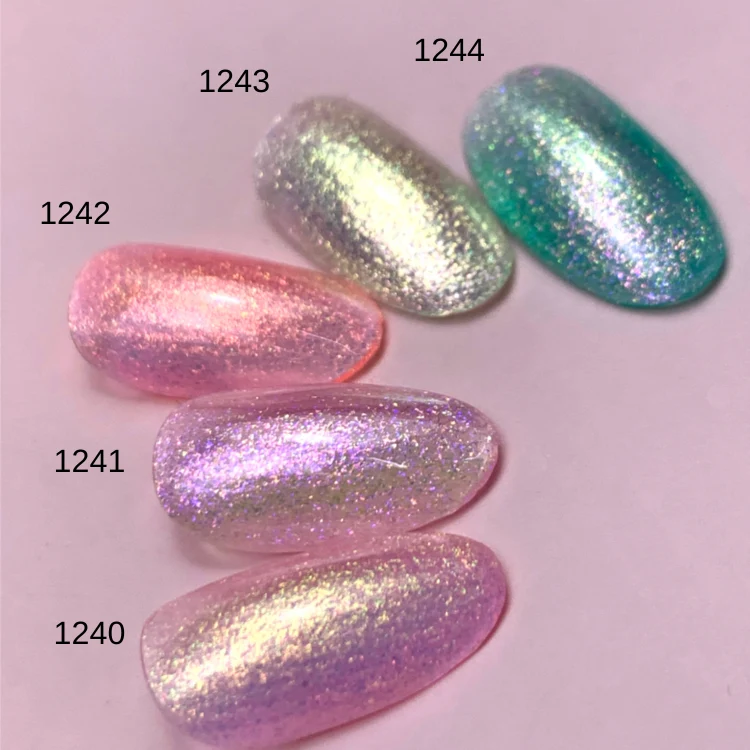 ICEGEL Neon Fantasy gel polish 1240-1244