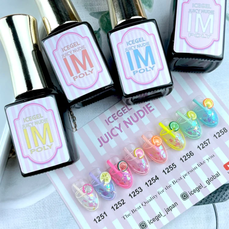 ICEGEL Juicy Nudie gel polish 1251-1258