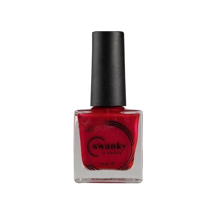 Swanky Stamping polish, metallic red Metallic04
