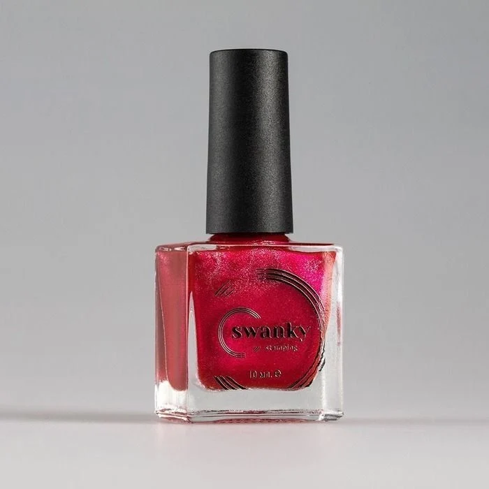Swanky Stamping polish, metallic red Metallic04