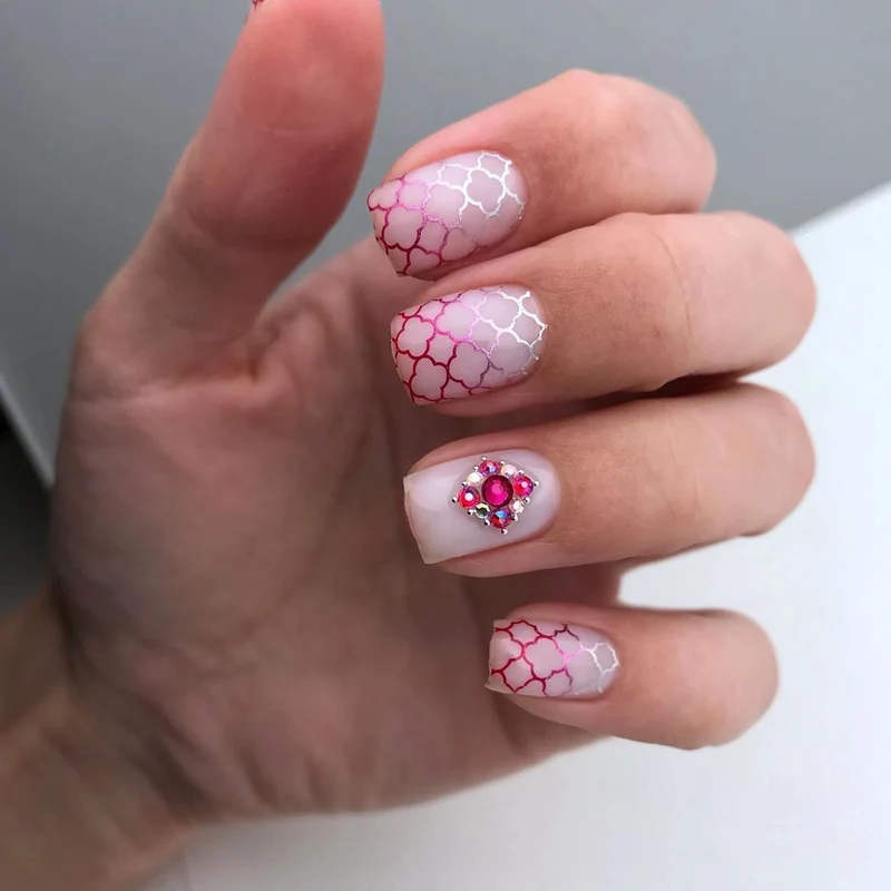 Swanky Stamping polish, metallic red Metallic04