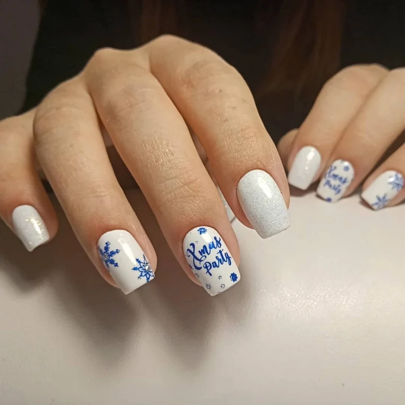 Swanky Stamping polish, metallic blue M117