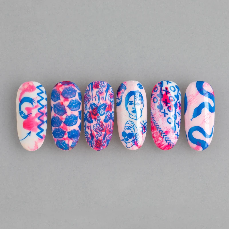 Swanky Stamping polish, metallic blue M117