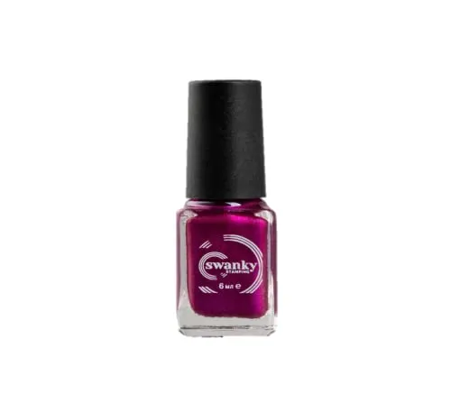 Swanky Stamping polish, metallic red purple M10