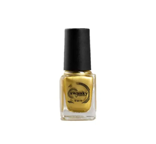Swanky Stamping polish, metallic cold gold M07