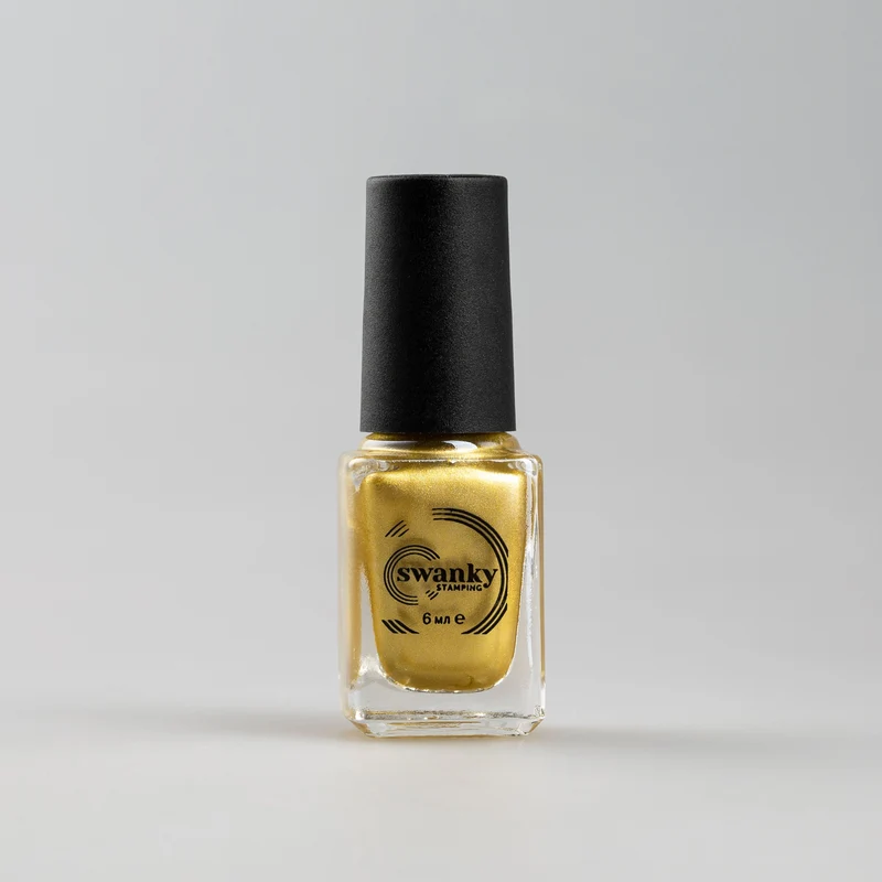 Swanky Stamping polish, metallic cold gold M07