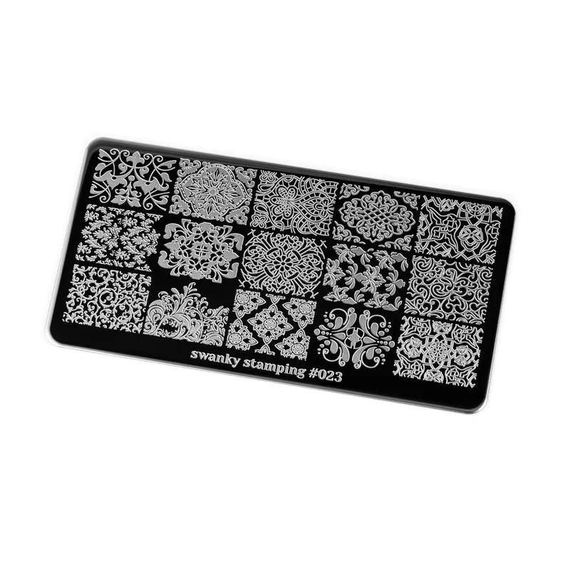 Swanky Stamping pattern nail stamping plates 023