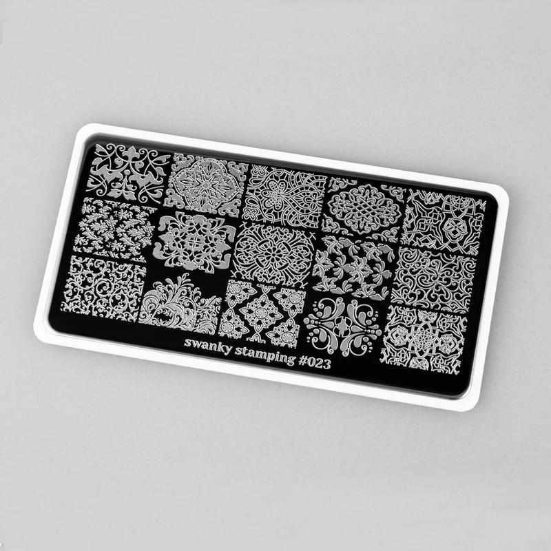 Swanky Stamping pattern nail stamping plates 023