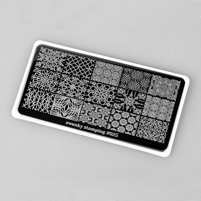 Swanky Stamping pattern nail stamping plates 025