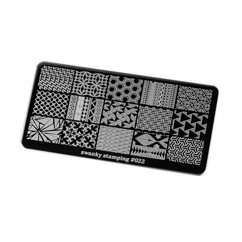 Swanky Stamping pattern nail stamping plates 022