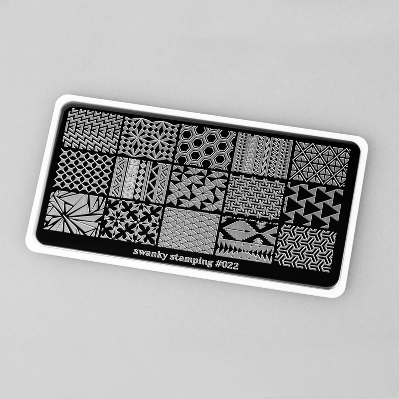 Swanky Stamping pattern nail stamping plates 022