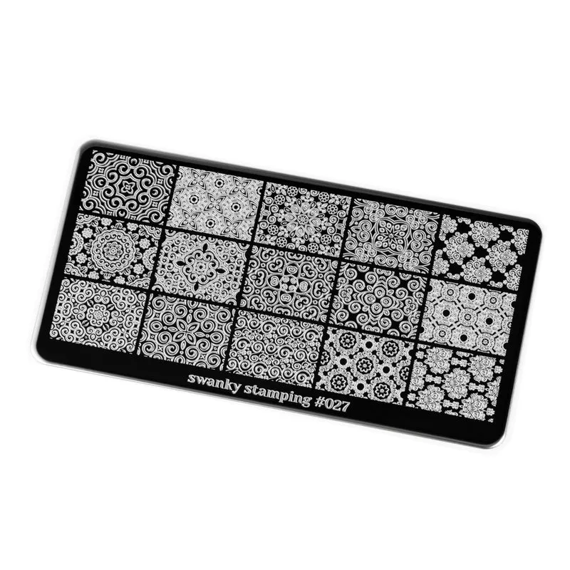Swanky Stamping pattern nail stamping plates 027