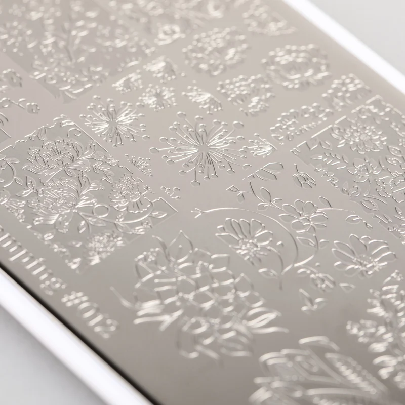 Swanky Stamping flower nail stamping plates 012