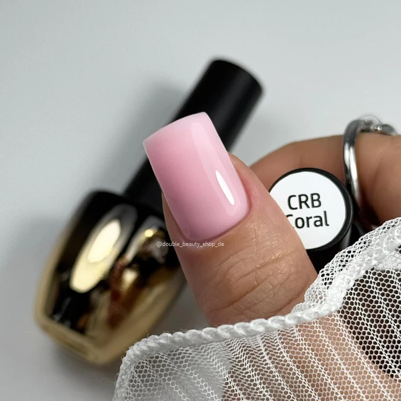 Coral - Color Rubber Base ohne Hema 8ml MAKEAR