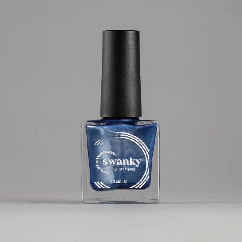 Swanky Stamping polish, metallic blue Metallic09