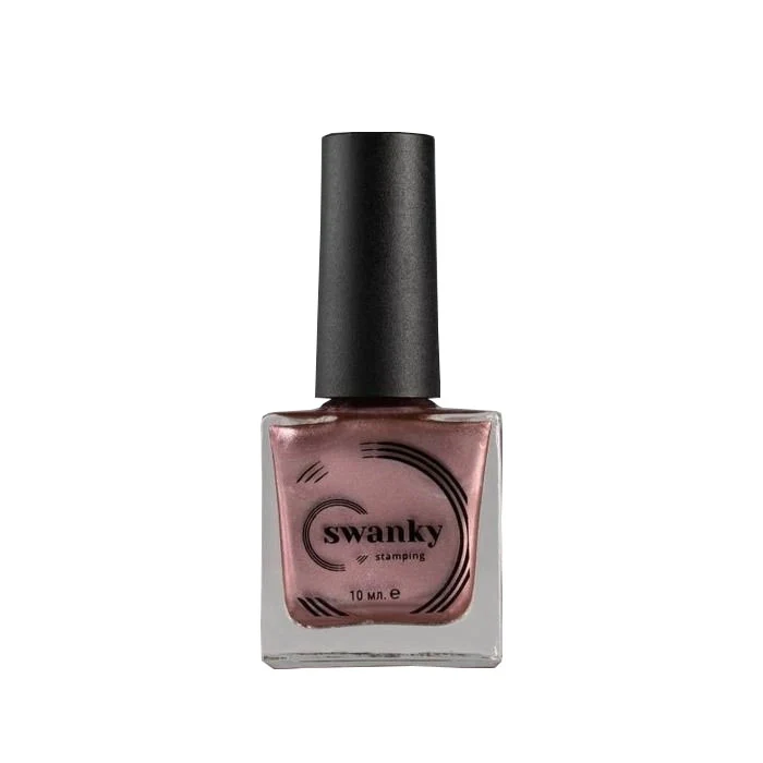 Swanky Stamping polish, metallic pink Met03