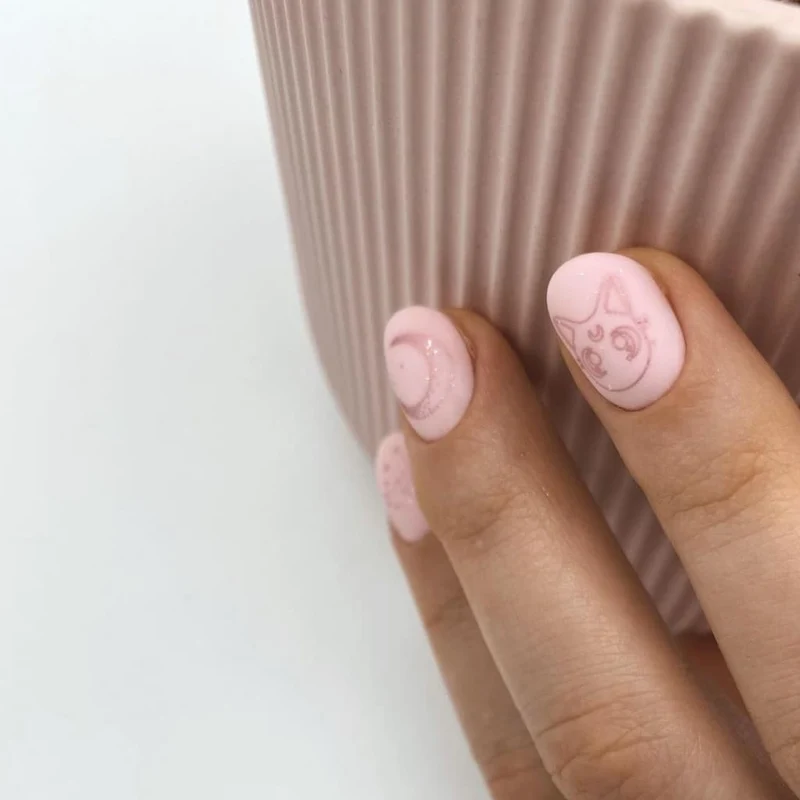 Swanky Stamping polish, metallic pink Met03