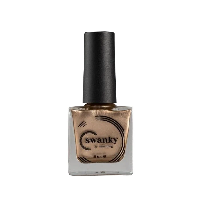 Swanky Stamping polish, metallic light gold met02
