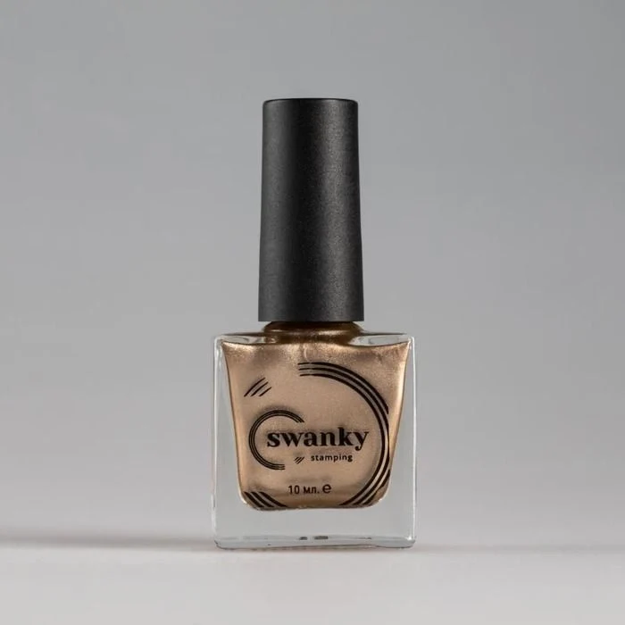 Swanky Stamping polish, metallic light gold met02