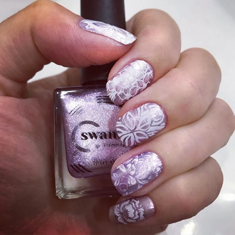 Swanky Stamping polish, metallic purple Metallic01