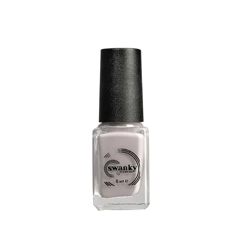 Swanky Stamping polish, grey lilac S31