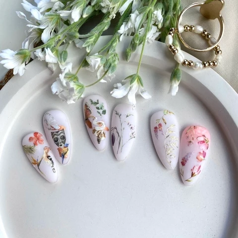 IBDI Butterfly nail decals / sliders #Colorful 95