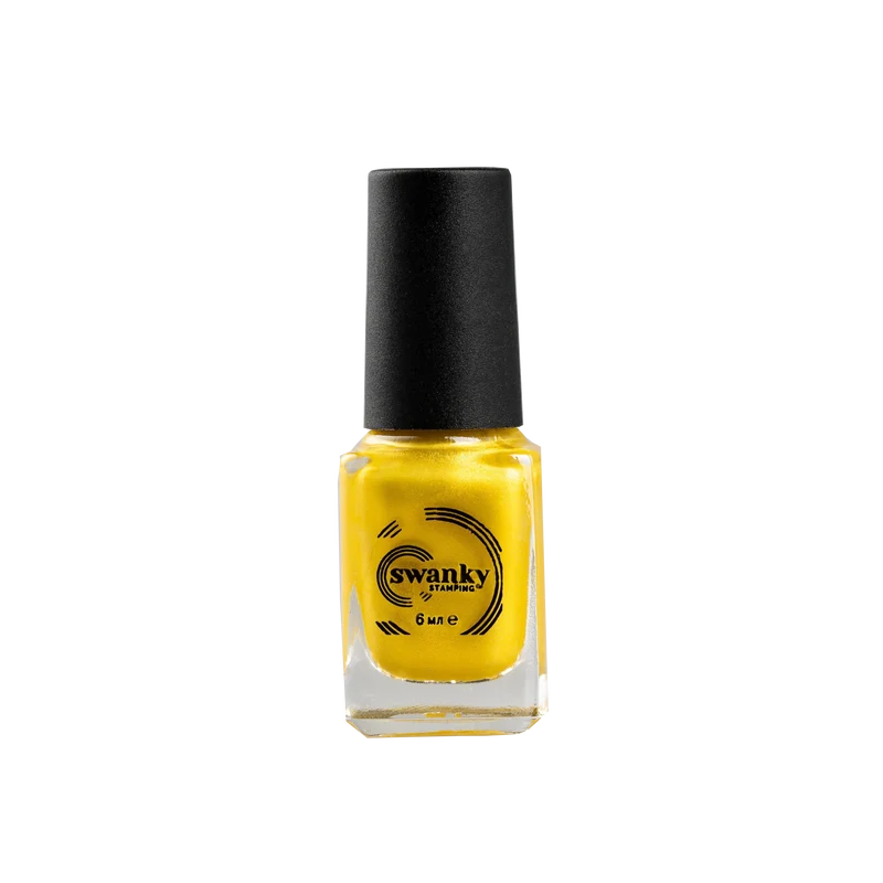 Swanky Stamping polish, metallic yellow gold M05