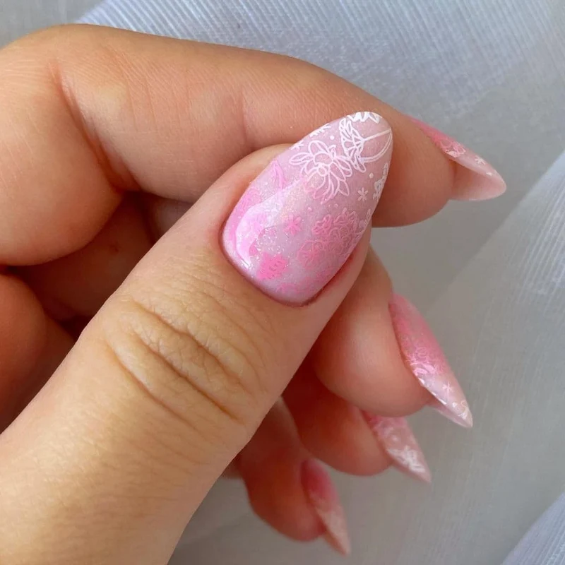Swanky Stamping polish, Pink 013