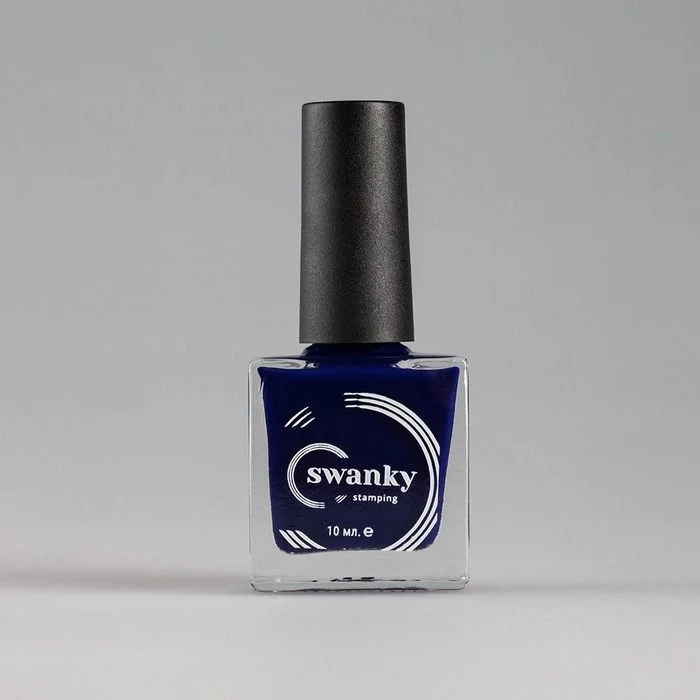 Swanky Stamping polish, Blue 008