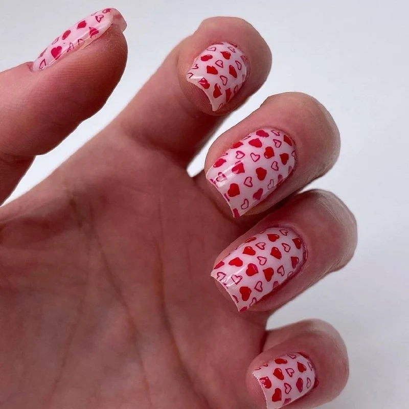 Swanky Stamping nail polish, Red 007