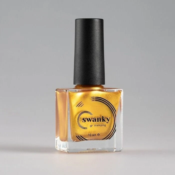 Swanky Stamping polish, metallic Gold 003