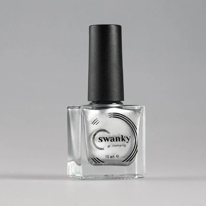 Swanky Stamping polish, metallic Silver 004