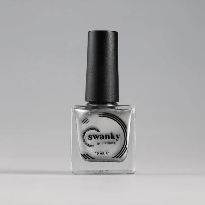 Swanky Stamping polish, metallic Silver 004