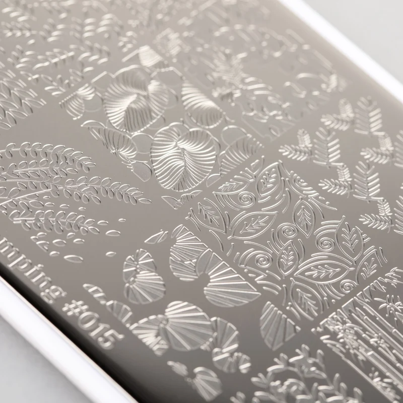 Swanky Stamping leaf nail stamping plates 015