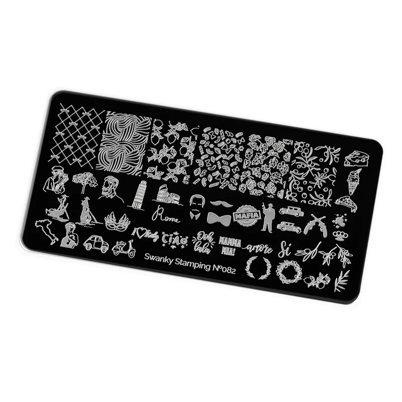 Swanky Stamping mafia nail stamping plates 082