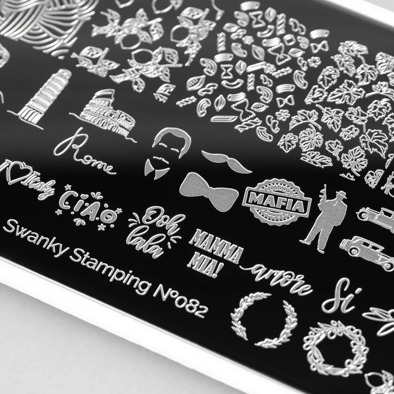 Swanky Stamping mafia nail stamping plates 082