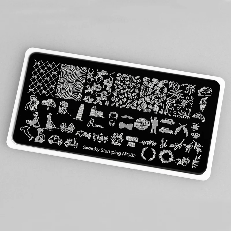 Swanky Stamping mafia nail stamping plates 082