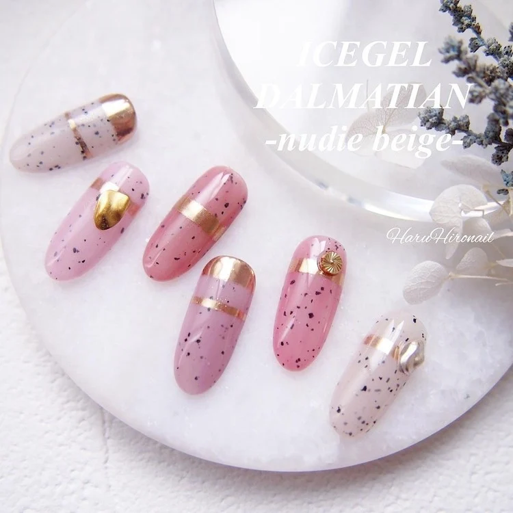 ICEGEL Dalmatian Nudie gel polish 1276-1281