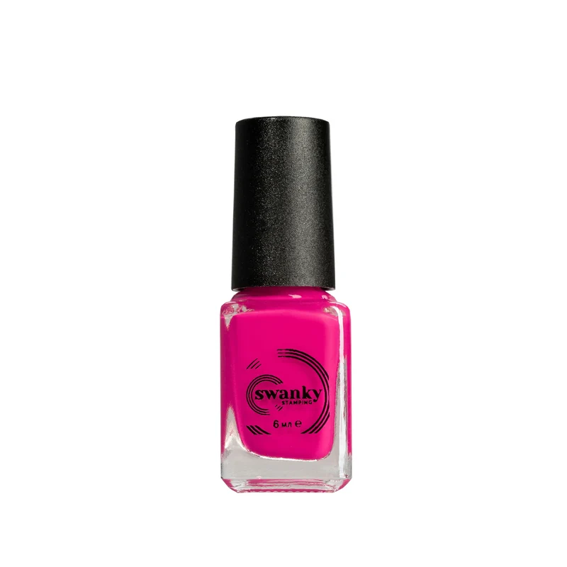 Swanky Stamping polish, neon magenta S22