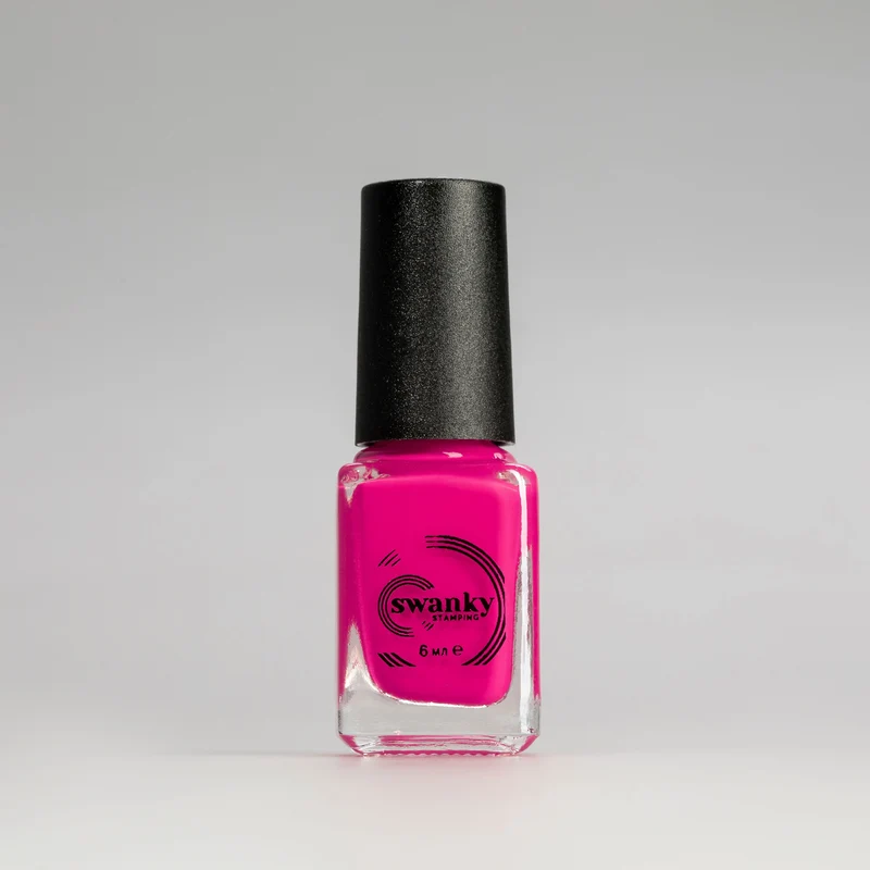 Swanky Stamping polish, neon magenta S22