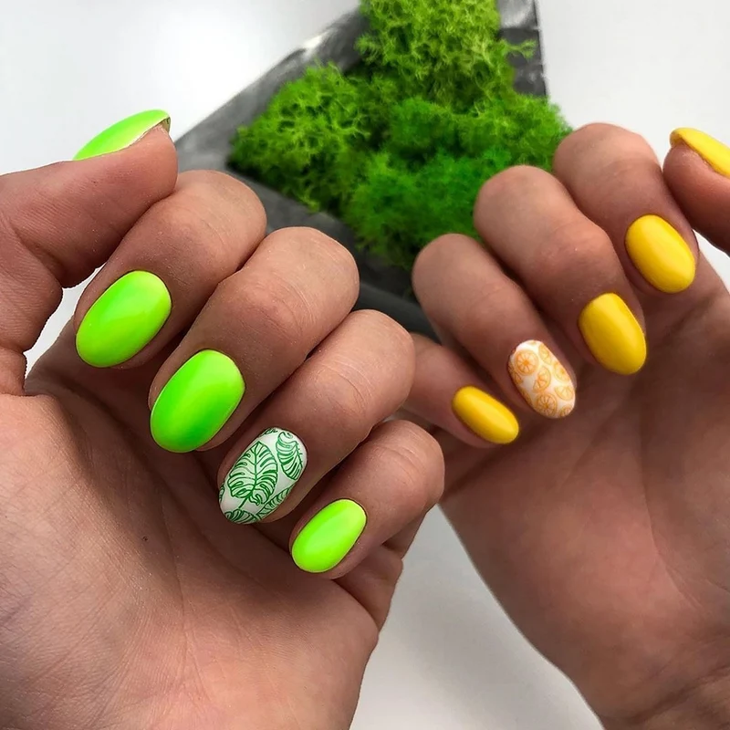 Swanky Stamping polish, green S09