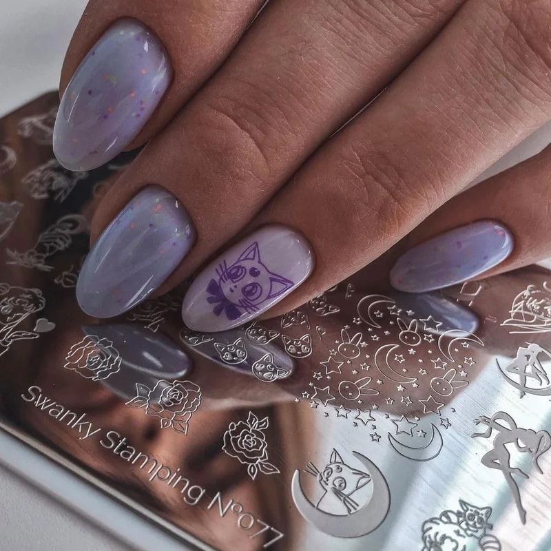 Swanky Stamping polish, purple S10